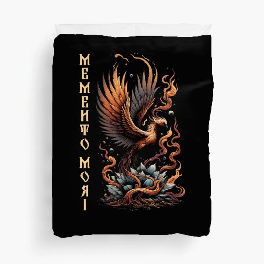 Memento Mori Phoenix Rebirth Fire Art Design Duvet Covers