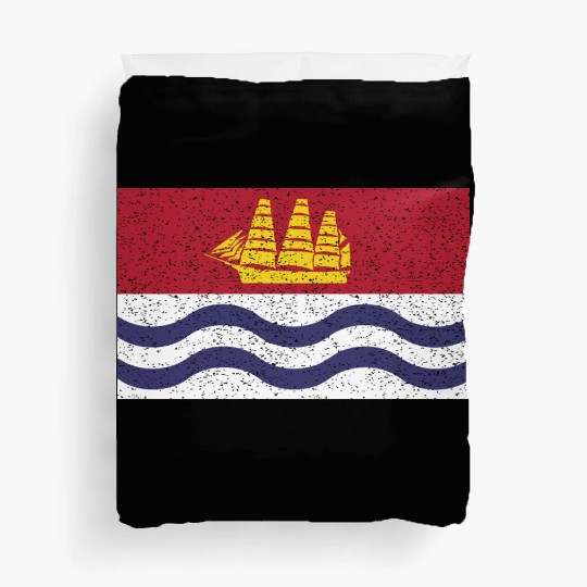 Flag of Bath city Maine State Duvet Covers