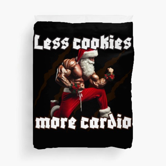 Muscle Santa Duvet Covers – Christmas Workout Apparel