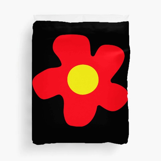 Red Beautiful Flower Spring Summer Nature Flowers Duvet Covers