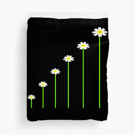 Many Pretty Daisy Flowers Decorative Nature Design Duvet Covers