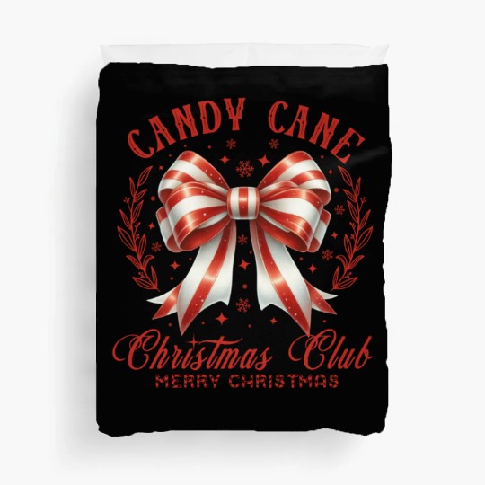 Candy Cane Christmas Club Duvet Covers