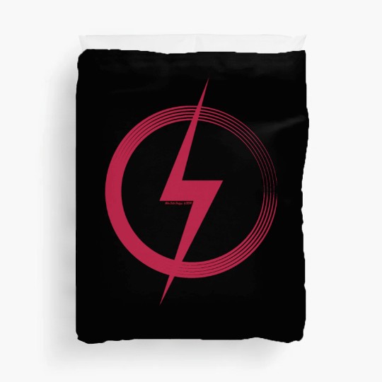 Circle and Lightning Bolt Duvet Covers