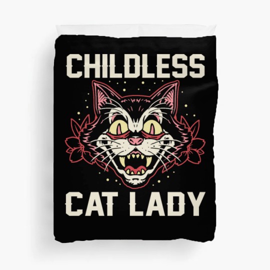 Childless Cat Lady Duvet Covers