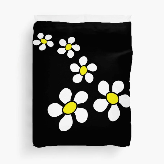 Many Pretty Daisy Flowers Decorative Flower Design Duvet Covers