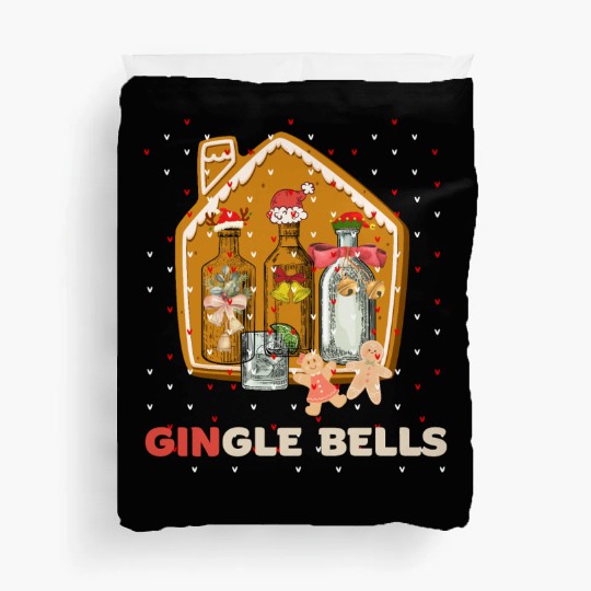 Gingle bells happy Christmas Duvet Covers