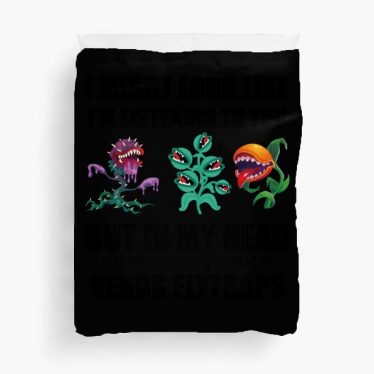 Venus flytrap lover's life! Duvet Covers