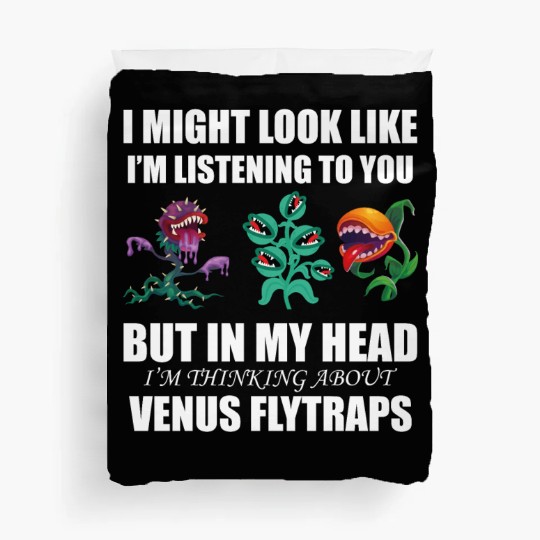 Venus flytrap lover's life! Duvet Covers