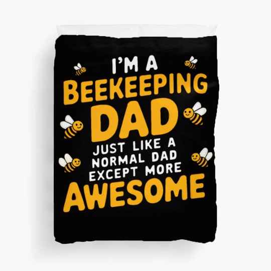 Beekeeping dad Duvet Covers
