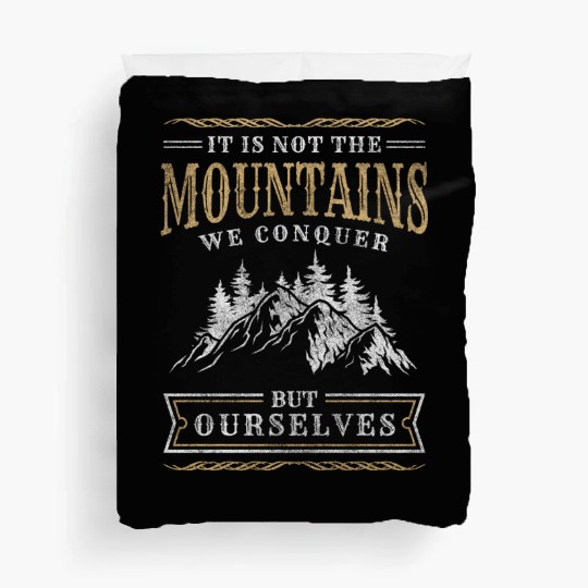 Mountaineering Hiking Alps Climb Duvet Covers