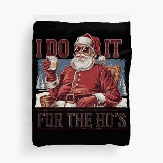 Vintage Faded Christmas Santa Claus Duvet Covers