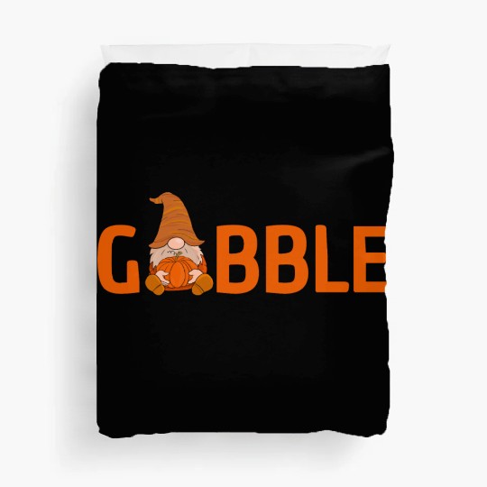 GOBBLE TURKEY PODIATRIST FUNNY THANKSGIVING Duvet Covers
