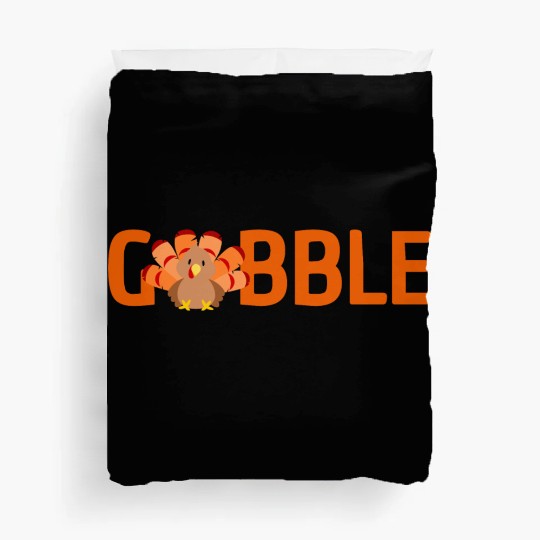 GOBBLE TURKEY PODIATRIST FUNNY THANKSGIVING Duvet Covers