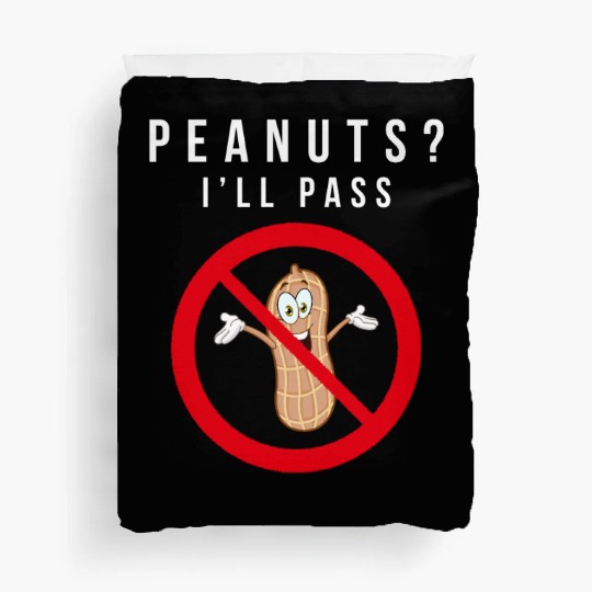 No Peanuts Allowed Duvet Covers