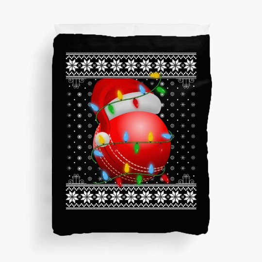 Cricket Ball Christmas Duvet Covers