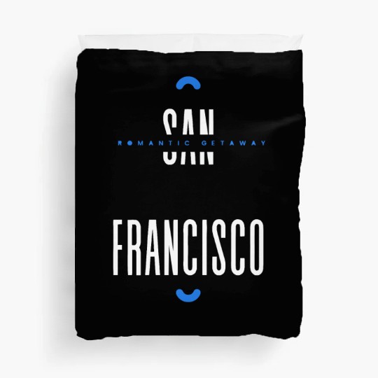 San Francisco, Romantic Getaway Duvet Covers