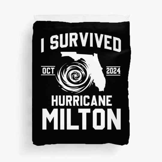 I survived Hurricane Milton October 2024 Duvet Covers