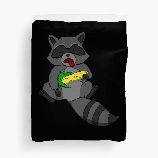 Sleeping Raccoon Duvet Covers