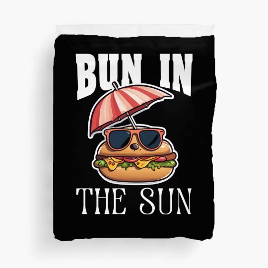 BUN IN THE SUN - HOT DOG BUN LOVERS Duvet Covers