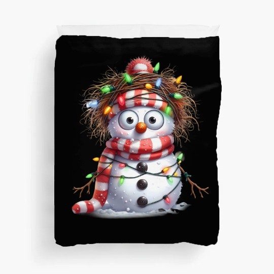 Christmas Merry Christmas For Gift Snowman Duvet Covers