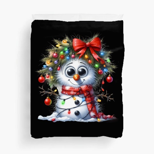Christmas Merry Christmas For Gift Snowman Duvet Covers