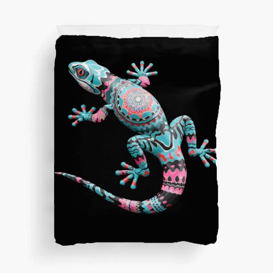 Cute Chameleon for Lizard Pet Lover Duvet Covers