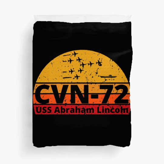 US Aircraft Carrier CVN 72 USS Abraham Lincoln Duvet Covers