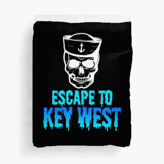 Florida Sailing FLYING TO KEY-WEST Sunshine-State Duvet Covers