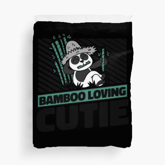 Bamboo Loving Cutie Panda Bear Friend Giant Panda Duvet Covers