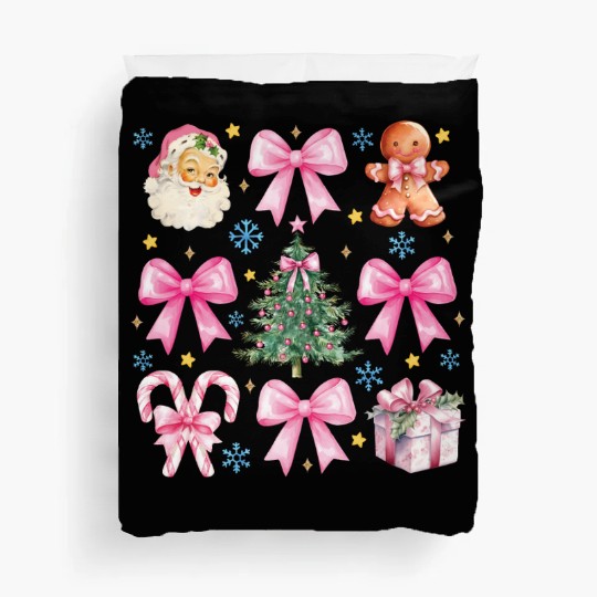 Christmas Pink, Merry Christmas Duvet Covers