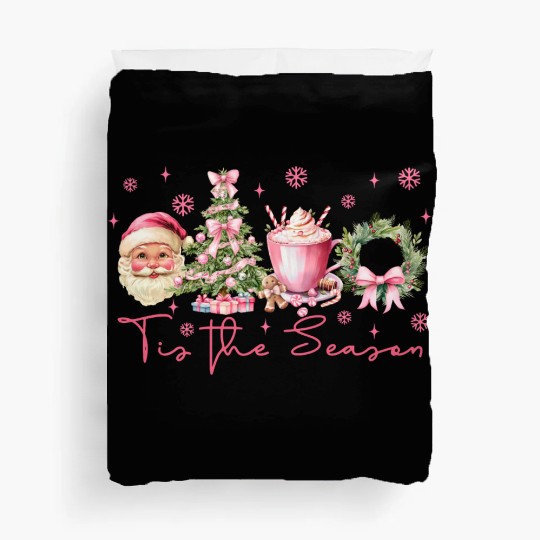 tis the season, merry christmas Duvet Covers
