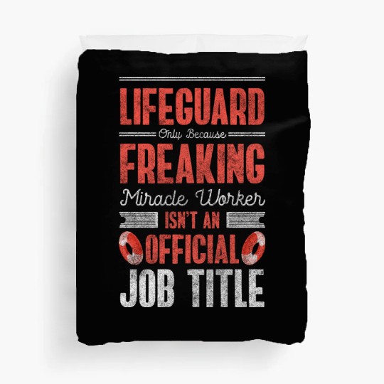 Lifeguards Swimming Pool Lifebuoy Swimming Trunks Duvet Covers