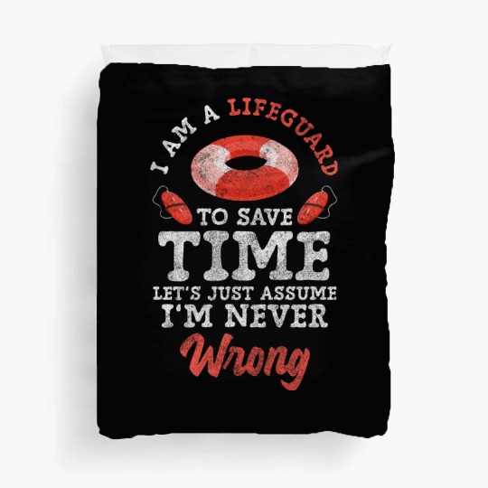 Swimmers Hobby Swimming Lifeguard Duvet Covers