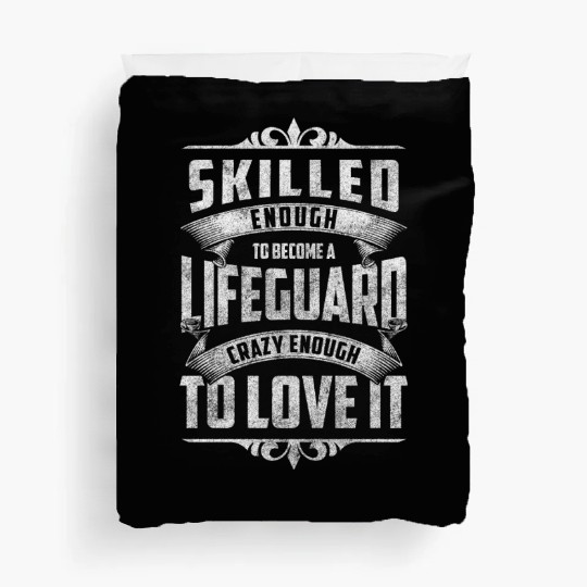 Lifeguard Rescue Swimming Trunks Duvet Covers