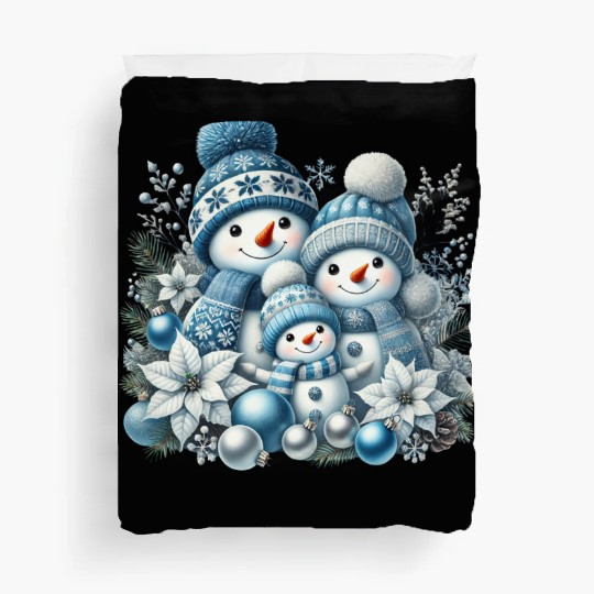 Snowman Christmas, Merry Christmas Duvet Covers