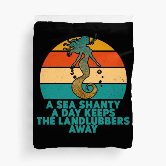 Sailor Meme Pirate Ship Ocean Sailing Duvet Covers