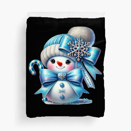 Cute Snowman, Christmas Snowman, Merry Christmas Duvet Covers