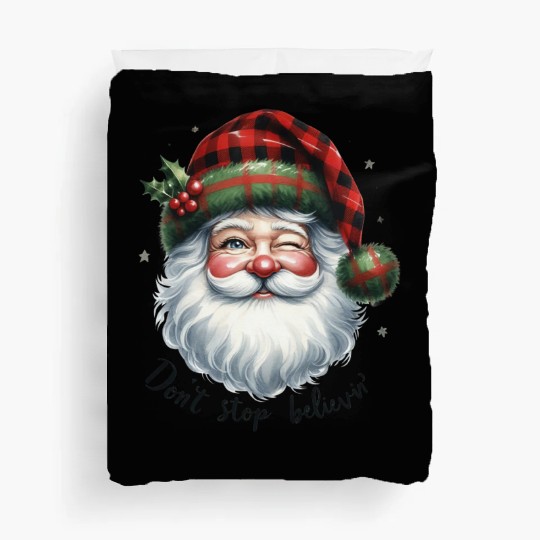 Don t Stop Believin, Santa Christmas Duvet Covers