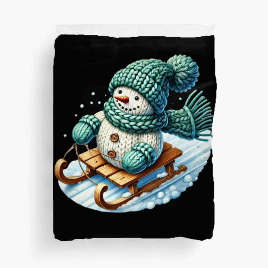 Snowman Christmas, Merry Christmas, Cute Duvet Covers