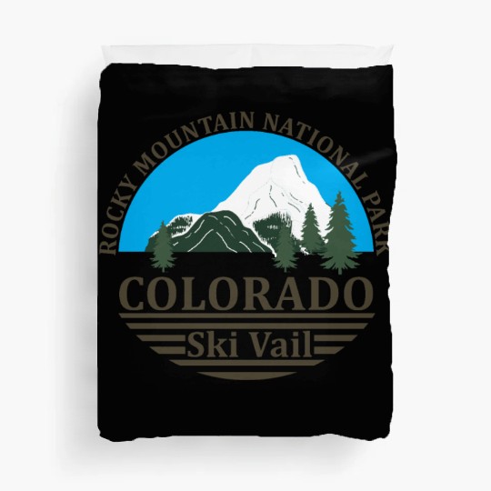 Vail Colorado ski resort Duvet Covers