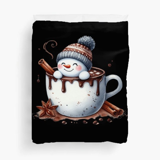 Snowman Christmas, Cute Christmas, Christmas Duvet Covers