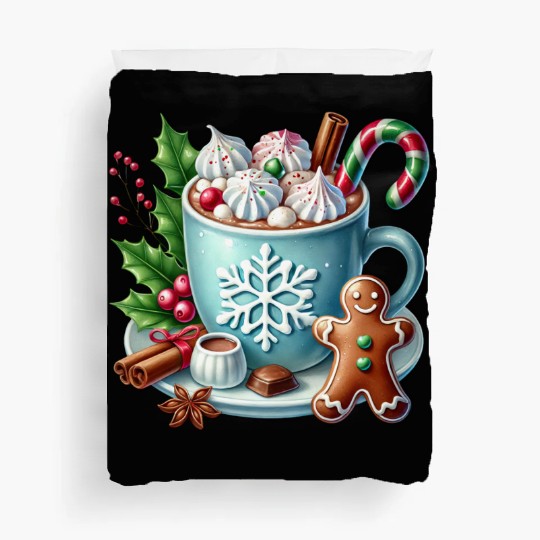 Christmas ice cream, Coquette Chistmas Duvet Covers