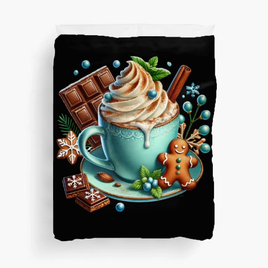 Christmas ice cream, Coquette Chistmas Duvet Covers