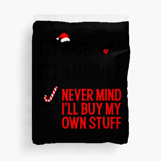 Nice Naughty Funny Holiday Duvet Covers