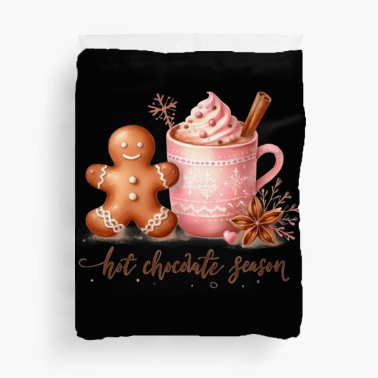 Hot Chocolate Season Duvet Covers