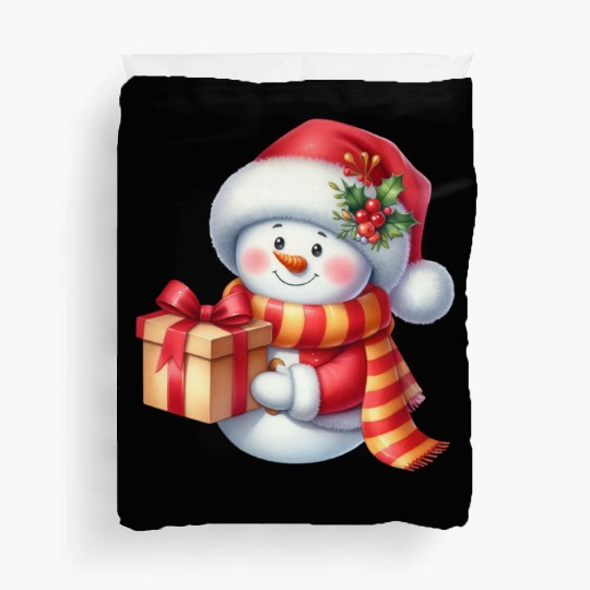 Snowman Christmas, Cute Christmas, Christmas Duvet Covers