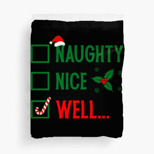 Naughty or Nice Funny Christmas Duvet Covers