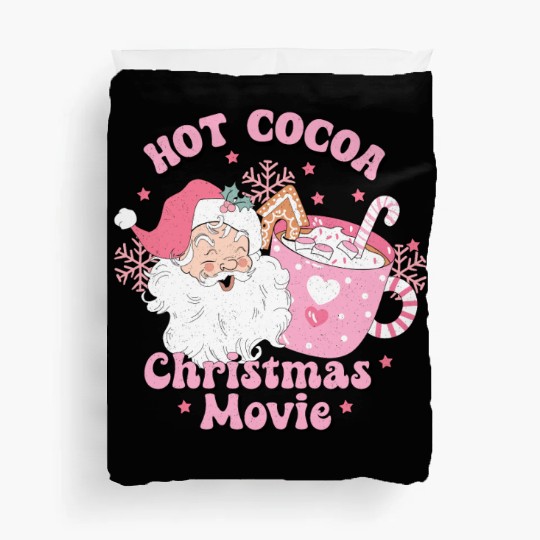 HOT COCOA CHRISTMAS MOVIE Duvet Covers