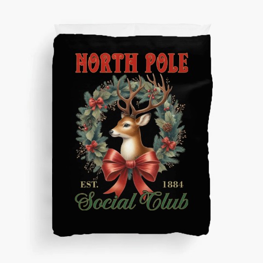 North Pole Soociial Clubb Duvet Covers