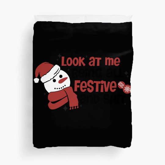 Snowman Christmas, Merry Christmas Duvet Covers